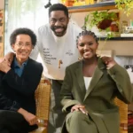 Zileide Silva, Lázaro Ramos e Kenya Sade no primeiro episódio da temporada especial de “Espelho”. Créditos: Ana Paula Amorim