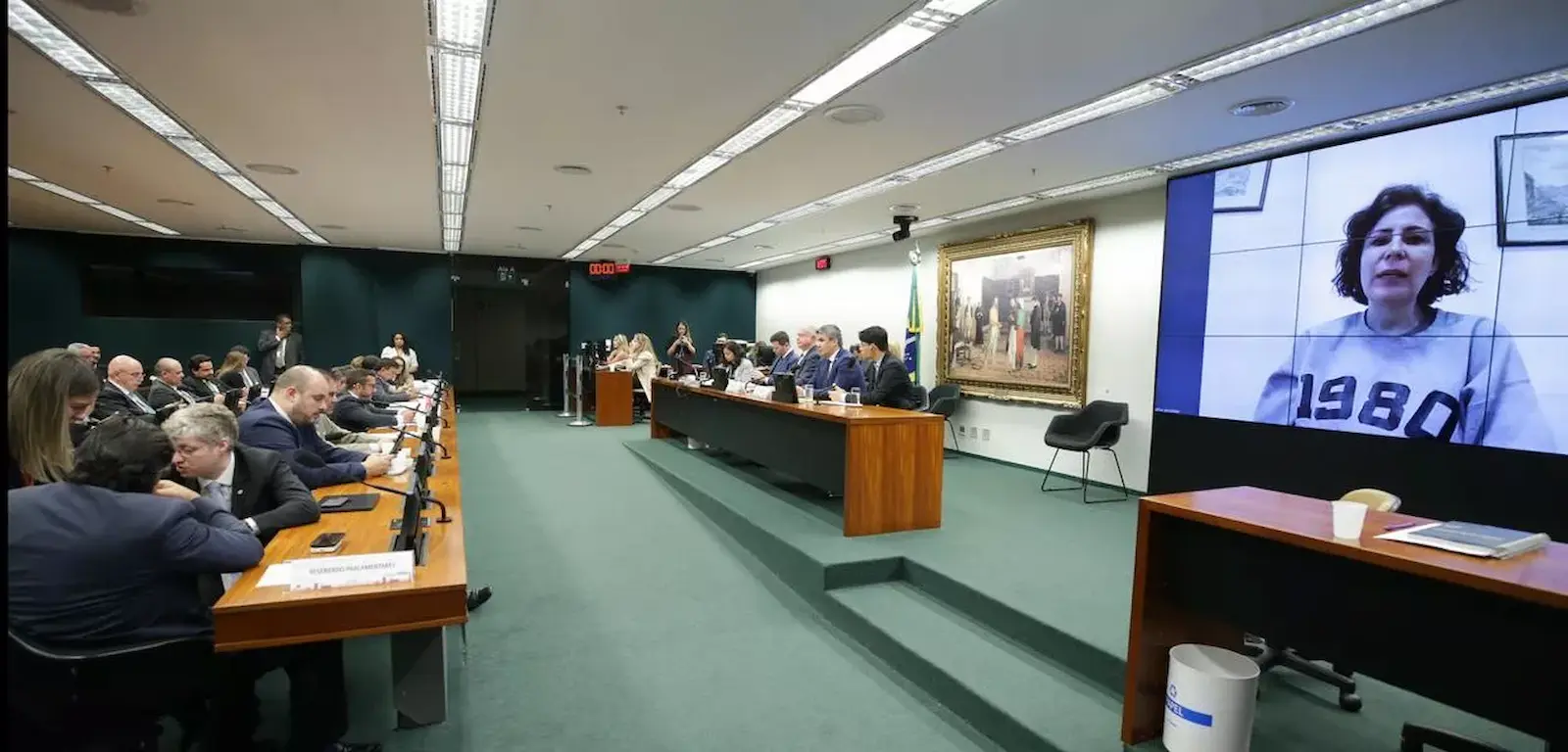 Carla Zambelli presa na Itália em audiência da CCJ - Foto: Lula Marques/Agência Brasil