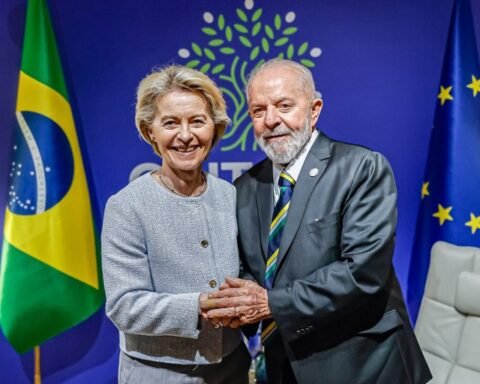 Presidente Lula durante reunião com a presidenta da Comissão Europeia, Ursula von der Leyen, no Hotel Borgo Egnazia, na região da Apúlia, na Itália - Foto: Ricardo Stuckert / PR