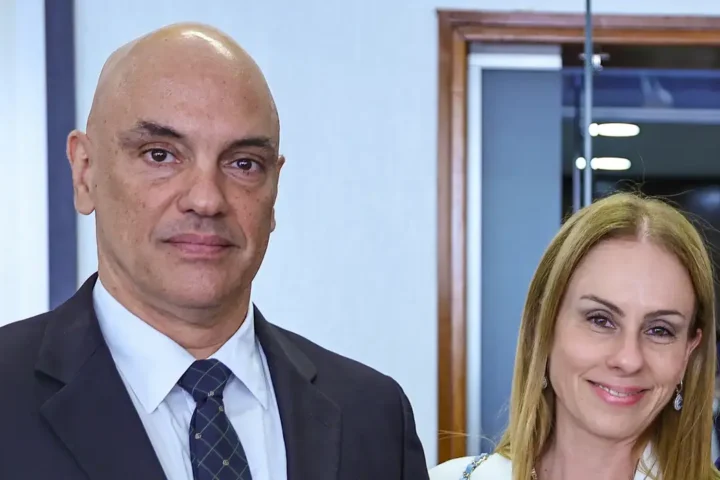 Alexandre de Moraes e Esposa - © Ricardo Stuckert/PR