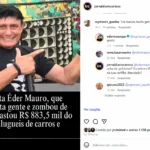 Deputado bolsonarista Éder Mauro repete frase “bandido nem é gente” em post do Diário Carioca sobre gastos de R$ 883,5 mil do Cotão. Histórico de violência, ataques aos direitos humanos e contradições do PL expõem despreparo parlamentar.
