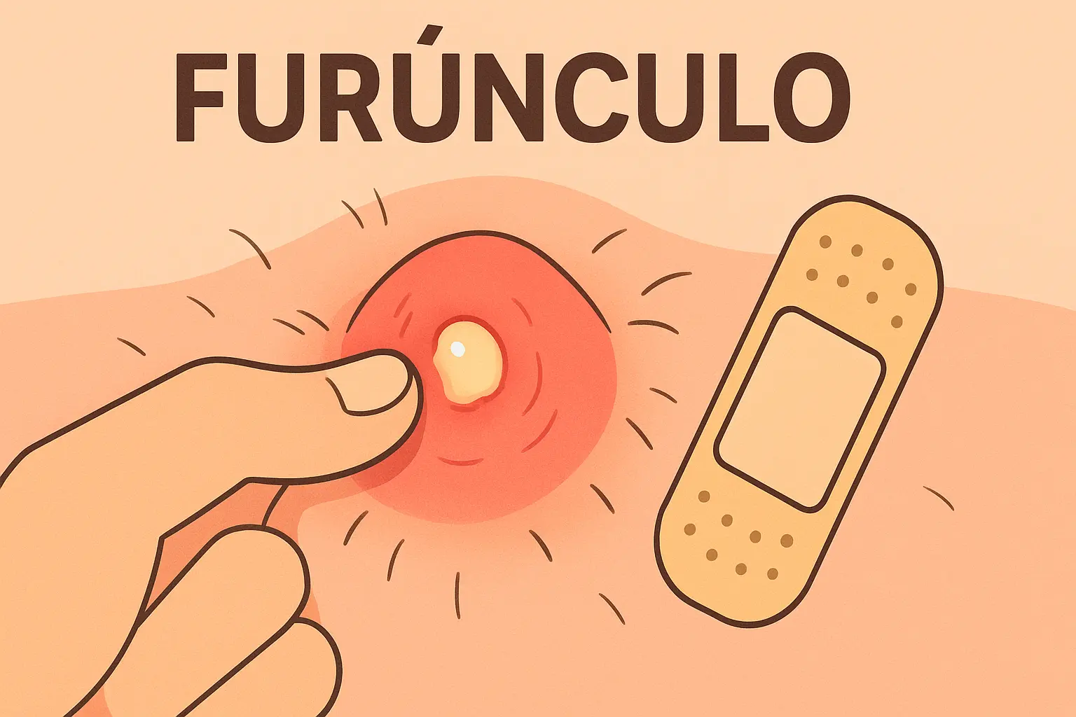 Posso espremer furúnculo?