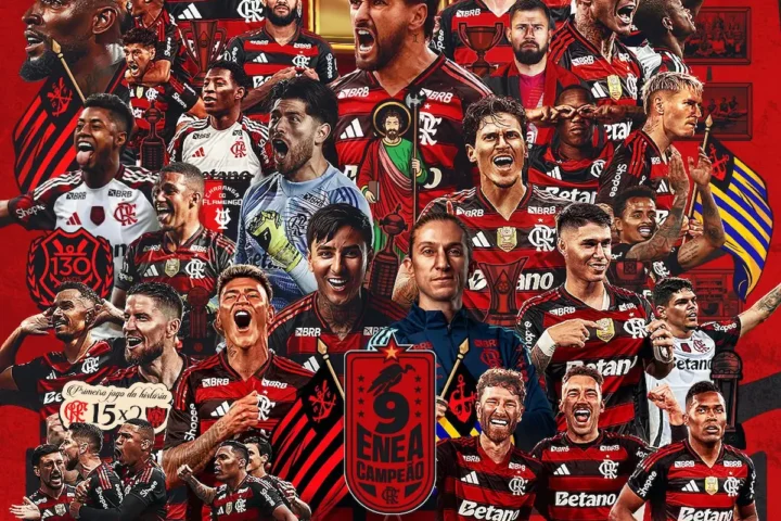 Flamengo vence Ceará e é campeão brasileiro com rodada de antecedência