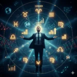 Horóscopo: Dados da B3 revelam que Câncer é o signo com mais investidores na bolsa brasileira, representando 8,8% do total; no valor médio, Libra se destaca com R$ 2.110,00 investidos.