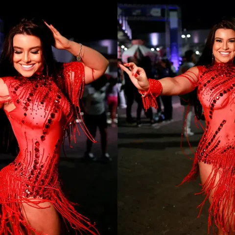 Sensitiva Izadora Moraes estreia como destaque no Carnaval de SP: “enredo sobre bruxas é um chamado”