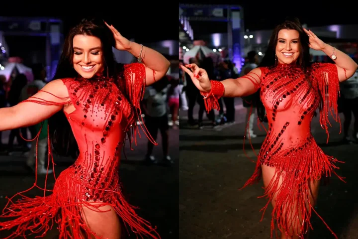 Sensitiva Izadora Moraes estreia como destaque no Carnaval de SP: “enredo sobre bruxas é um chamado”