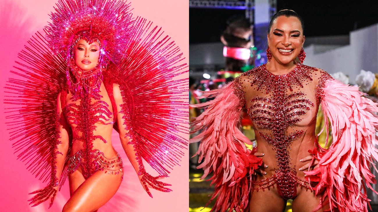 Musa da Barroca, Marina Orlanda recria fantasia icônica de Sabrina Sato e assume inspiração total na apresentadora