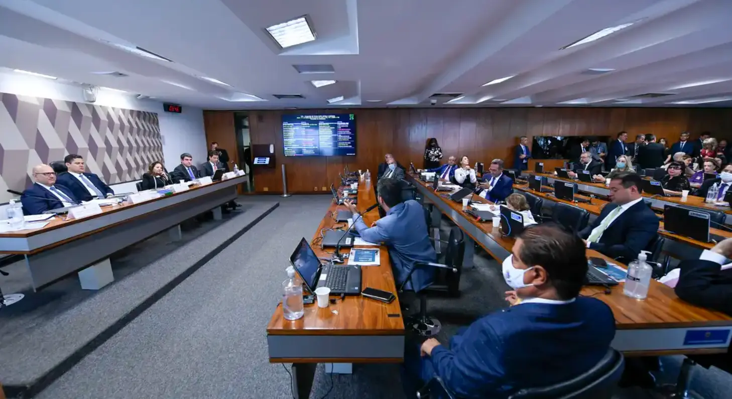 A Comissão de Constituição e Justiça (CCJ) do Senado Federal. Foto: Divulgação