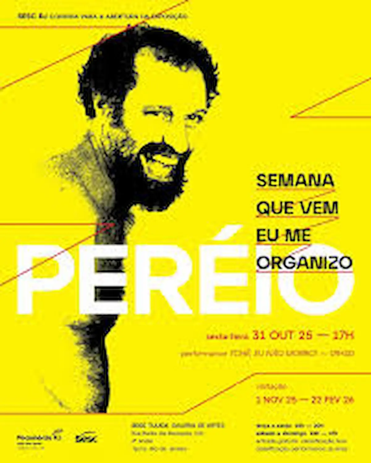 Leituras dramatizadas celebram legado de Paulo Cesar Peréio no Sesc Tijuca