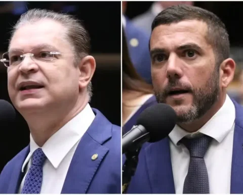Os deputados bolsonaristas Sóstenes Cavalcante (PL) e Carlos Jordy (PL). Foto: Reprodução