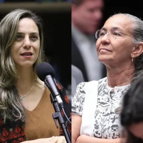 Deputadas Heloísa Helena e Fernanda Melchionna