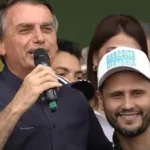 Bolsonaro ao lado do senador Cleitinho Azevedo. Foto: Divulgação