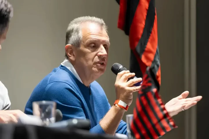 Luiz Eduardo Baptista, o Bap, presidente do Flamengo — Foto: Mariana Sá/Flamengo