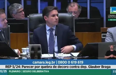 O presidente da Câmara, Hugo Motta (Republicanos-PB). Foto: Reprodução