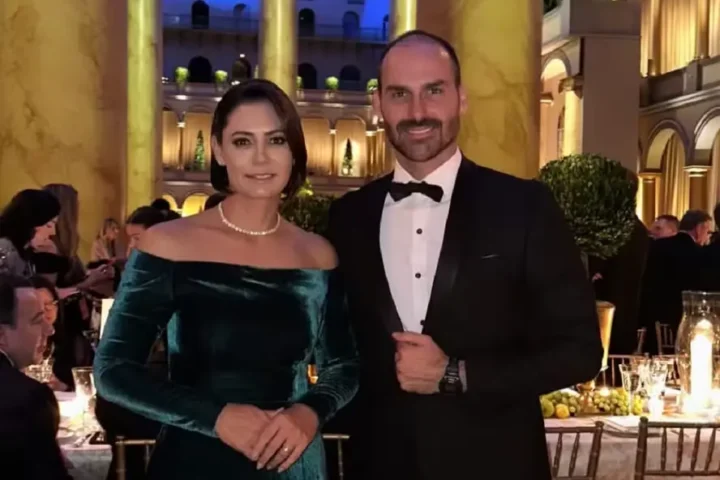 Michelle e Eduardo Bolsonaro