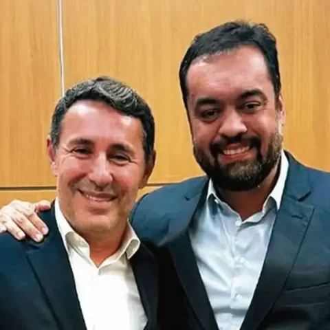 Antonio Carlos dos Santos e Cláudio Castro. Foto: reprodução