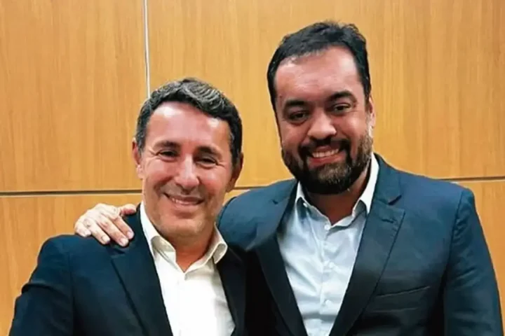 Antonio Carlos dos Santos e Cláudio Castro. Foto: reprodução
