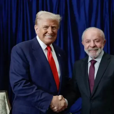 Donald Trump e Lula. Foto: Ricardo Stuckert