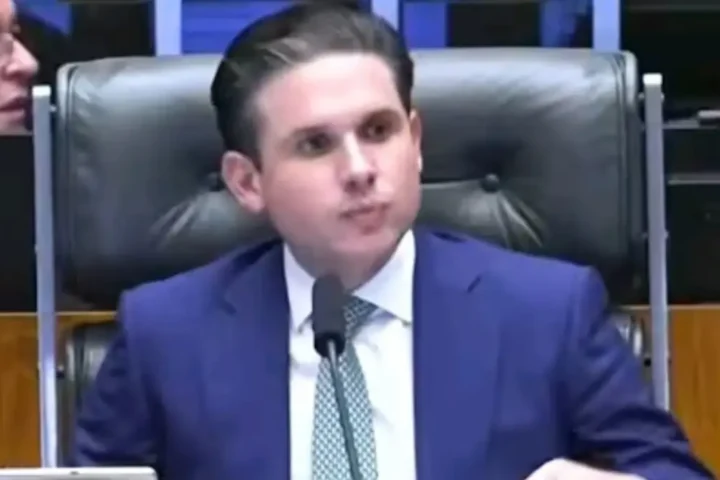 Hugo Motta, presidente da Câmara dos Deputados. Reprodução YT