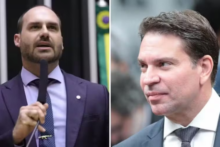 Eduardo Bolsonaro e Alexandre Ramagem