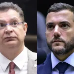 Os bolsonaristas Sóstenes Cavalcante e Carlos Jordy. Foto: reprodução