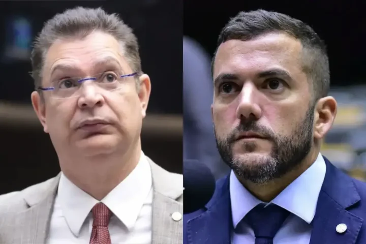 Os bolsonaristas Sóstenes Cavalcante e Carlos Jordy. Foto: reprodução