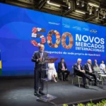 “Se tem uma coisa que eu tenho orgulho de, em 2003, ter pensado em criar e o resultado foi excepcional, é a Apex. Quero dar parabéns à Apex, ao corpo de funcionários e à direção da Agência”, afirmou o presidente da República, Luiz Inácio Lula da Silva. Foto: Carolina Antunes / ApexBrasil