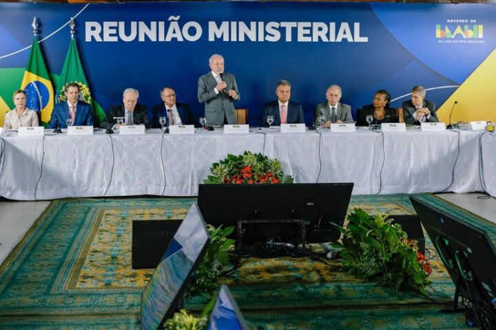 Para o presidente Lula, a reunião ministerial tem como objetivo apresentar, de forma consolidada, os principais resultados alcançados pelo Governo do Brasil. - Foto: Ricardo Stuckert/Secom-PR