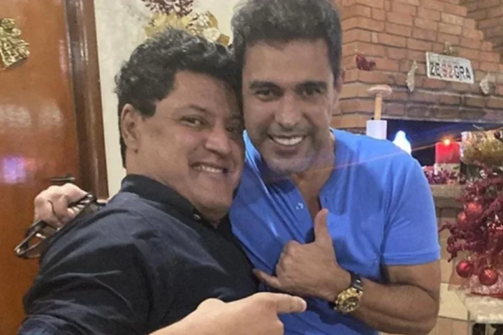 Wellington Camargo e seu irmão, o bolsonarista Zezé Di Camargo. Foto: Reprodução