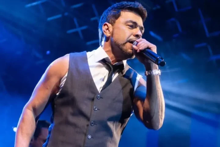 Zezé Di Camargo em show na cidade de Canhotinho (PE) Foto: Reprodução/Instagram