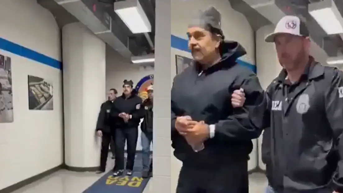 Presidente da Venezuela foi capturado durante operação militar norte-americana em Caracas e está detido em Nova York. Foto: Reprodução