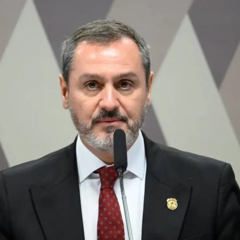 O diretor-geral da Polícia Federal, Andrei Rodrigues - Foto: Andressa Anholete/Agência Senado