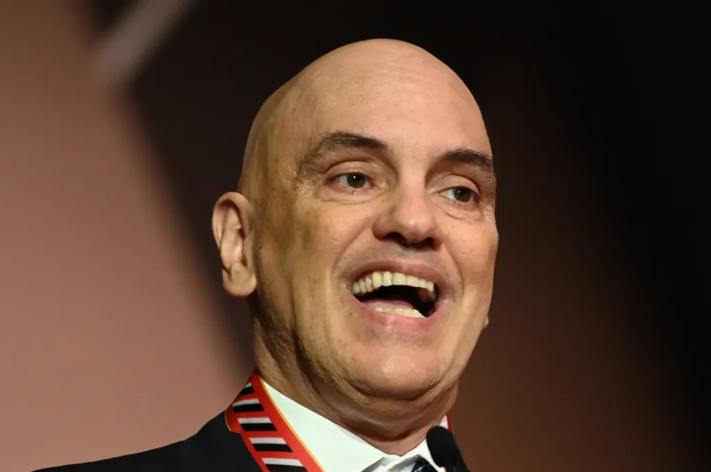 São Paulo (SP), Brasil 05 / 06 / 2024 Alexandre de Moraes, ministro do STF, participa da cerimônia em homenagem ao centenário do Tribunal de Contas do Estado de São Paulo — Foto de thenews2.com