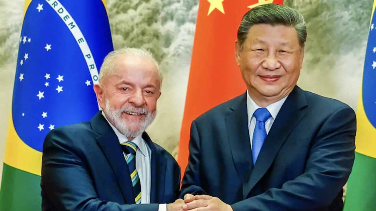 Lula e Xi Jinping - Foto: Ricardo Stucker/PR
