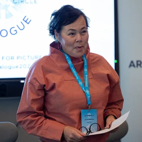 A ministra das Relações Exteriores da Groenlândia, Vivian Motzfeld