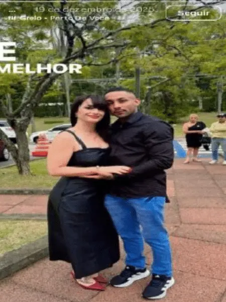 Jardel aparece com Layla na posse dela como delegada em São Paulo. Foto: UOL
