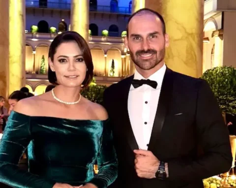 Michelle e Eduardo Bolsonaro