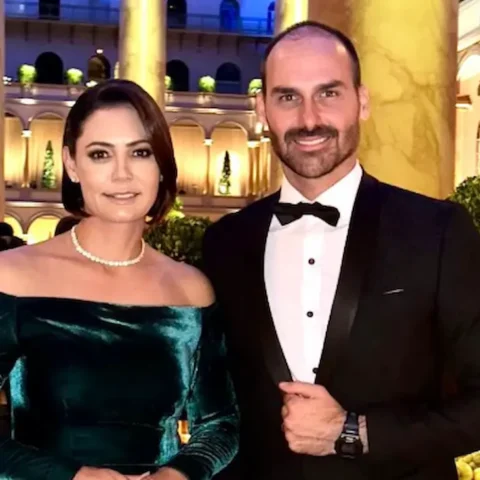 Michelle e Eduardo Bolsonaro