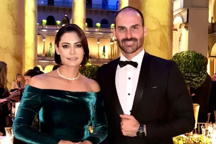 Michelle e Eduardo Bolsonaro