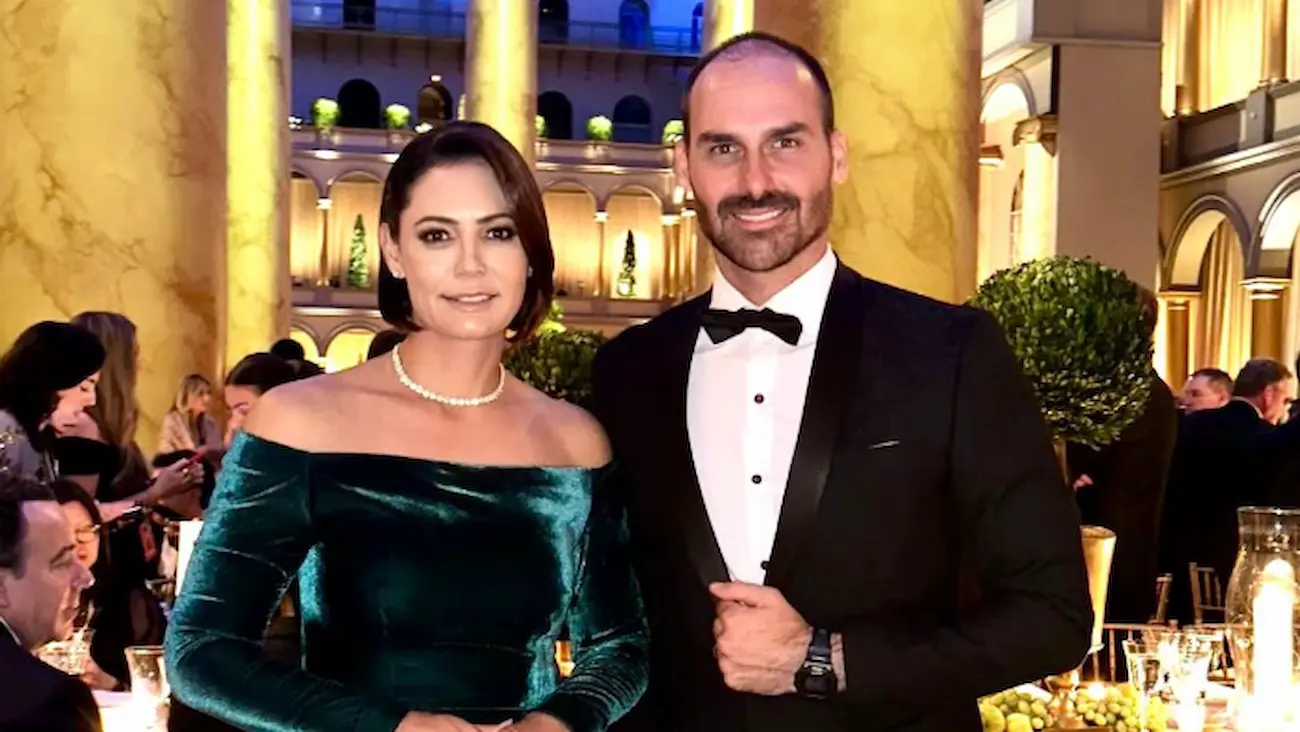 Michelle e Eduardo Bolsonaro