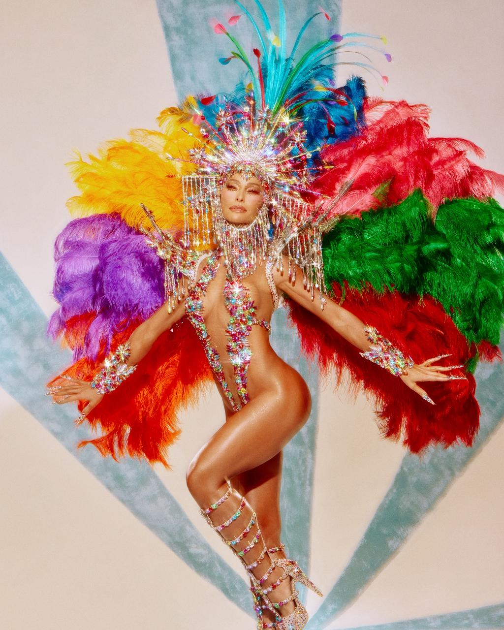 Sabrina Sato transmuta corpo em tela e celebra a dignidade do morro sob o pincel de Heitor dos Prazeres - Rio de Janeiro, Brazil