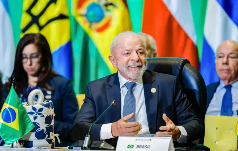 Lula em evento na Colômbia. Foto: Ricardo Stuckert